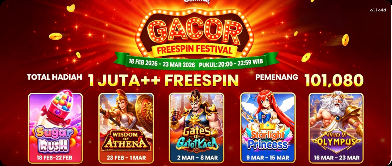Login ollo4d Sekarang Bonus Melimpah